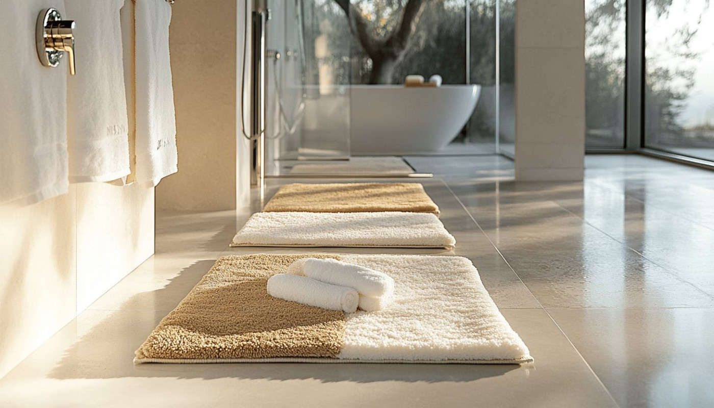 Maximiser le style et la sécurité avec des tapis de salle de bain sophistiqués